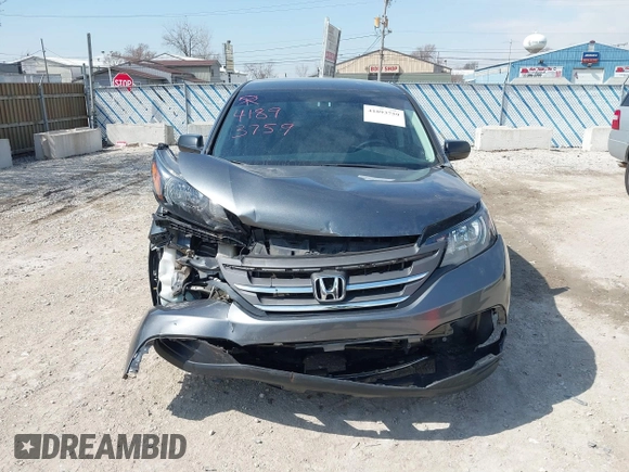 2013 Honda CR-V LX with VIN 5J6RM3H31DL001507, listed as a IAAI auction lot 41893759 with 74,315 mi miles. Bid and sale history available at carsss.com. Image 12.