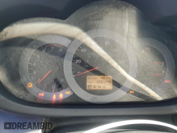 2006 Toyota RAV4 Sport with VIN JTMBD32V066010296, listed as a Copart auction lot 59923645 with 199,449 mi miles and Salvage title. Bid and sale history available at DreamBid. Image 9.