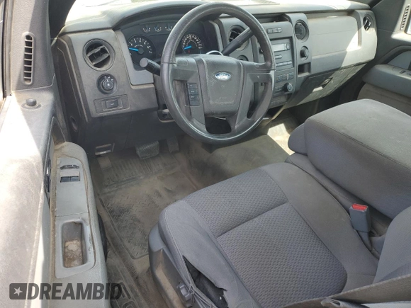 2014 Ford F-150 XL with VIN 1FTNF1CF5EKD21179, listed as a Copart auction lot 48916575 with 150,958 mi miles and Salvage title. Bid and sale history available at DreamBid. Image 8.