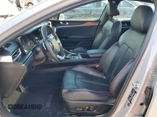 2022 Kia K5 GT with VIN 5XXG44J81NG145035, listed as a Copart auction lot 60842974 with 0 mi miles and Salvage Title. Bid and sale history available at carsss.com. Image 7.