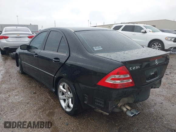 2007 Mercedes-Benz C 230 Sport with VIN WDBRF52H47E023492, listed as a IAAI auction lot 41561085 with 154,707 mi miles and . Bid and sale history available at DreamBid. Image 3.