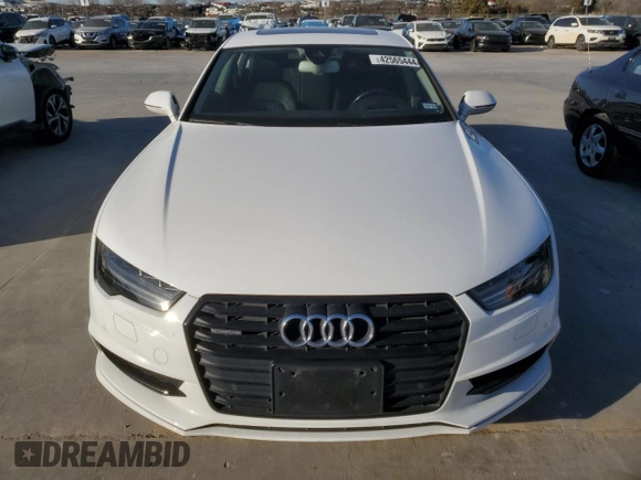2016 Audi A7 3.0 Prestige with VIN WAU2GAFC8GN005520, listed as a Copart auction lot 42565444 with 102,805 mi miles. Bid and sale history available at carsss.com. Image 5.