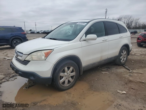 2008 Honda CR-V EX-L with VIN 5J6RE38718L008897, listed as a Copart auction lot 45035355 with 274,072 mi miles and Salvage Title. Bid and sale history available at carsss.com. Image 1.