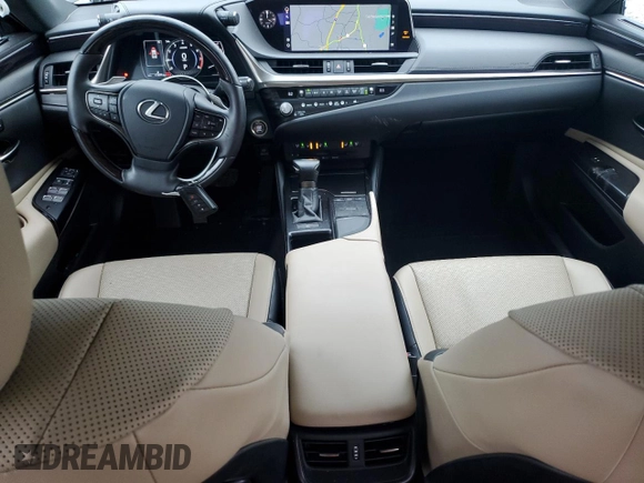 2021 Lexus ES with VIN 58ADZ1B11MU104194, listed as a Copart auction lot 44602115 with 17,609 mi miles and Salvage Title. Bid and sale history available at carsss.com. Image 8.