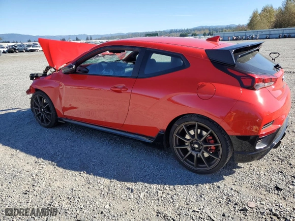 2022 Hyundai Veloster N with VIN KMHT36AHXNU015323, listed as a Copart auction lot 72847014 with NaN miles and Salvage Title. Bid and sale history available at carsss.com. Image 2.