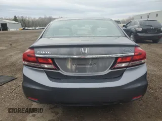 2014 Honda Civic Sedan LX with VIN 2HGFB2F4XEH038477, listed as a Copart auction lot 51524195 with 117,850 mi miles and Clean Title. Bid and sale history available at carsss.com. Image 6.