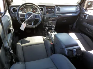 2020 Jeep Wrangler Unlimited Sahara with VIN 1C4HJXEG2LW329752, listed as a Copart auction lot 68563674 with 40,922 mi miles and Salvage Title. Bid and sale history available at carsss.com. Image 8.