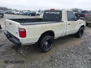 2001 Ford Ranger XL with VIN 1FTYR10C11TA34182, listed as a IAAI auction lot 41651908 with 189,926 mi miles. Bid and sale history available at carsss.com. Image 4.