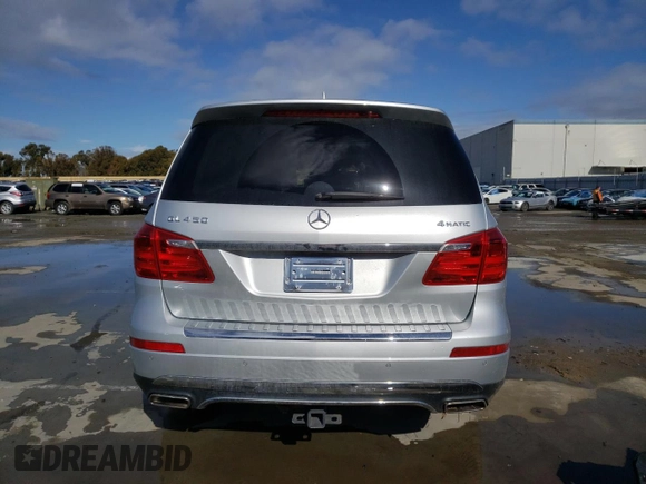 2015 Mercedes-Benz GL-Class GL 450 with VIN 4JGDF6EEXFA460305, listed as a Copart auction lot 43785293 with 58,624 mi miles. Bid and sale history available at carsss.com. Image 6.