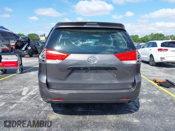 2012 Toyota Sienna with VIN 5TDZK3DC8CS190719, listed as a IAAI auction lot 41983695 with 68,377 mi miles and . Bid and sale history available at DreamBid. Image 17.