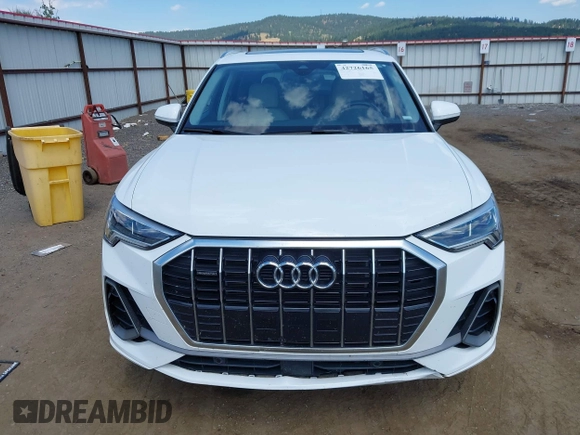 2023 Audi Q3 S line Premium with VIN WA1DECF32P1089395, listed as a IAAI auction lot 42726165 with 48,093 mi miles and . Bid and sale history available at DreamBid. Image 12.