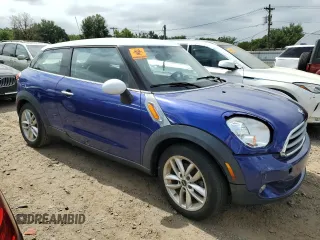 2013 MINI Paceman z VIN WMWSS1C55DWN94259, wystawiony jako Copart lot #70662184 z przebiegiem Nie podano mil oraz Szkoda całkowita • Salvage title. Historia ofert i sprzedaży dostępna na DreamBid. Obrazek 4.