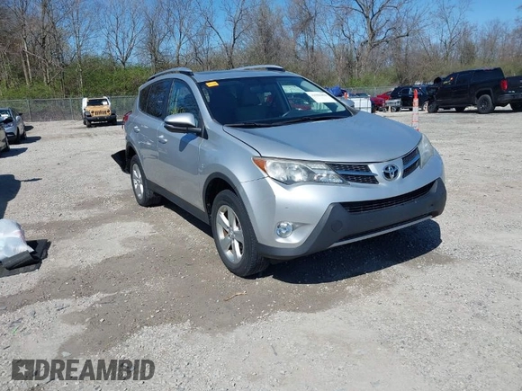 2014 Toyota RAV4 XLE with VIN JTMRFREV3ED093904, listed as a IAAI auction lot 41968452 with 154,154 mi miles. Bid and sale history available at carsss.com. Image 1.