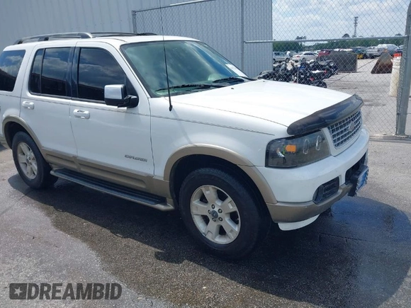 2004 Ford Explorer Eddie Bauer with VIN 1FMZU64W24ZB19758, listed as a IAAI auction lot 41992639 with 230,768 mi miles and . Bid and sale history available at DreamBid. Image 1.