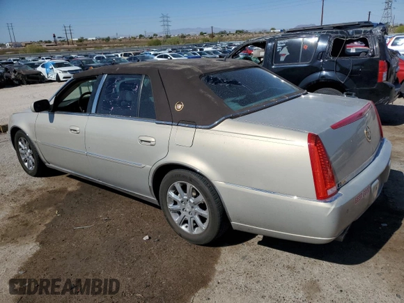 2008 Cadillac DTS 1SC with VIN 1G6KD57Y58U188737, listed as a Copart auction lot 54912035 with 143,249 mi miles and Salvage Title. Bid and sale history available at carsss.com. Image 2.