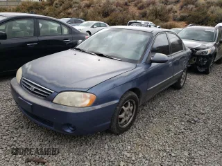 2003 Kia Spectra with VIN KNAFB121135283707, listed as a Copart auction lot 71500884 with 165,245 mi miles and Salvage Title. Bid and sale history available at DreamBid. Image 1.
