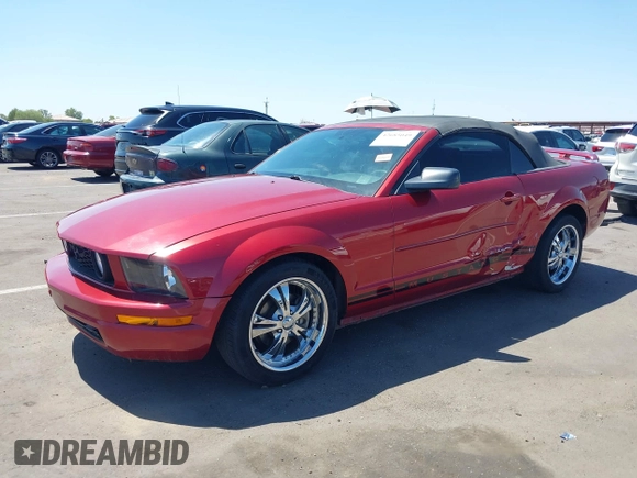 2005 Ford Mustang Deluxe with VIN 1ZVFT84N455197638, listed as a IAAI auction lot 42685049 with 177,405 mi miles and . Bid and sale history available at DreamBid. Image 17.