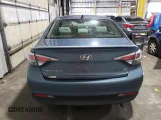 2016 Hyundai Sonata Hybrid SE with VIN KMHE24L15GA037556, listed as a Copart auction lot 80728553 with 90,676 mi miles. Bid and sale history available at carsss.com. Image 6.