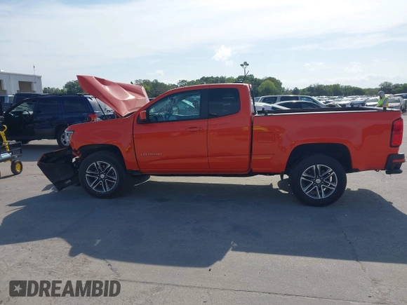 2021 Chevrolet Colorado 2WD Work Truck z VIN 1GCHSBEA9M1154037, wystawiony jako IAAI lot #42084993 z przebiegiem 41 710 mil mil oraz . Historia ofert i sprzedaży dostępna na DreamBid. Obrazek 15.