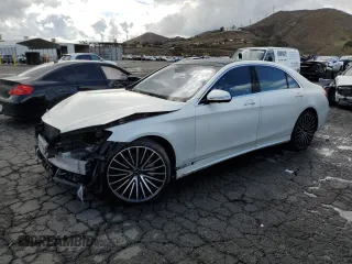 2018 Mercedes-Benz S 560 with VIN WDDUG8DB7JA400341, listed as a Copart auction lot 44409025 with 81,280 mi miles and Clean Title. Bid and sale history available at carsss.com. Image 1.