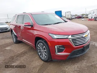 2023 Chevrolet Traverse Premier with VIN 1GNERKKW1PJ311358, listed as a IAAI auction lot 41040748 with 5,593 mi miles and . Bid and sale history available at DreamBid. Image 1.