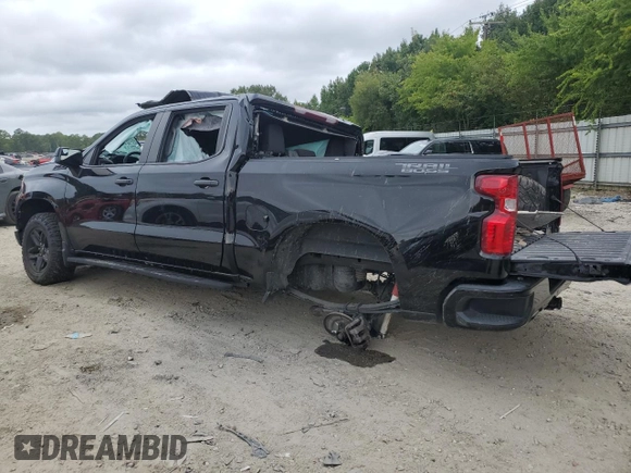 2022 Chevrolet Silverado 1500 Custom Trail Boss with VIN 3GCPDCED9NG588080, listed as a Copart auction lot 70178044 with Not Provided miles and Salvage Title. Bid and sale history available at DreamBid. Image 2.