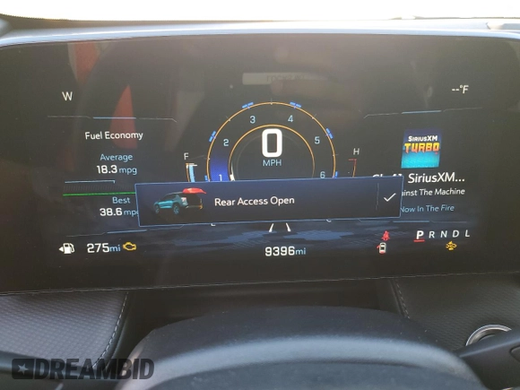 2025 Chevrolet Equinox FWD LT with VIN 3GNAXHEG8SL205194, listed as a Copart auction lot 54357695 with 9,396 mi miles and Clean Title. Bid and sale history available at DreamBid. Image 9.