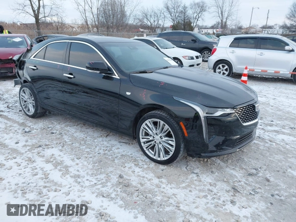 2023 Cadillac CT4 Premium Luxury with VIN 1G6DF5RK1P0108920, listed as a IAAI auction lot 41412309 with 14,113 mi miles and . Bid and sale history available at DreamBid. Image 1.