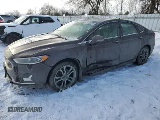 2019 Ford Fusion Hybrid Titanium with VIN 3FA6P0RU3KR227560, listed as a Copart auction lot 41988245 with 123,922 mi miles and Clean Title. Bid and sale history available at carsss.com. Image 1.