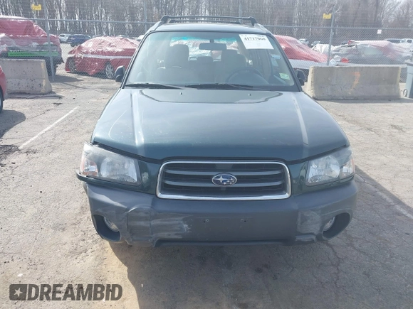 2003 Subaru Forester X with VIN JF1SG63663H769668, listed as a IAAI auction lot 41717060 with 50,428 mi miles. Bid and sale history available at carsss.com. Image 6.