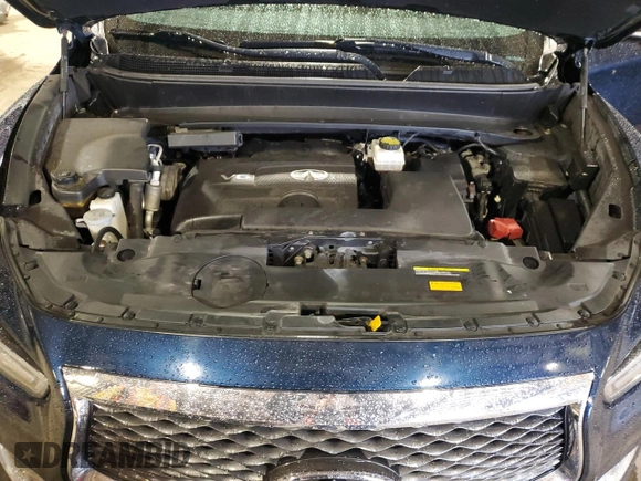 2017 Infiniti QX60 with VIN 5N1DL0MM9HC549725, listed as a Copart auction lot 43271555 with 98,344 mi miles and Salvage Title. Bid and sale history available at DreamBid. Image 12.