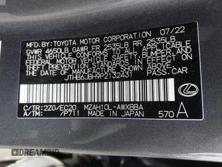 2023 Lexus UX 250h F Sport z VIN JTHB6JBH9P2132431, wystawiony jako IAAI lot #42137625 z przebiegiem 15 923 mil mil oraz . Historia ofert i sprzedaży dostępna na DreamBid. Obrazek 9.