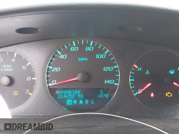 2013 Chevrolet Impala LTZ with VIN 2G1WC5E34D1152402, listed as a IAAI auction lot 41838035 with 214,088 mi miles and . Bid and sale history available at DreamBid. Image 7.