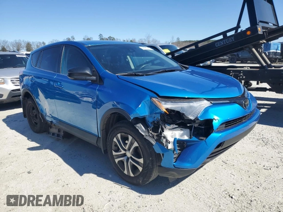 2017 Toyota RAV4 LE with VIN 2T3BFREV2HW695542, listed as a Copart auction lot 48285145 with 133,793 mi miles and Salvage Title. Bid and sale history available at DreamBid. Image 4.