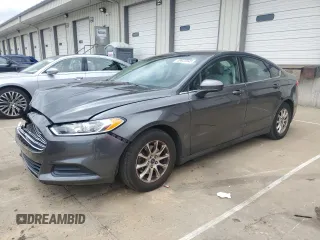 2016 Ford Fusion S with VIN 1FA6P0G70G5133272, listed as a Copart auction lot 59923945 with 76,994 mi miles and Salvage title. Bid and sale history available at DreamBid. Image 1.