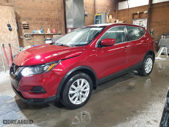 2021 Nissan Rogue Sport S with VIN JN1BJ1AV5MW319065, listed as a Copart auction lot 51958915 with 53,810 mi miles and Salvage Title. Bid and sale history available at carsss.com. Image 1.