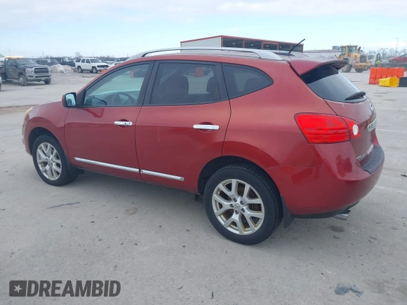 2012 Nissan Rogue SV with VIN JN8AS5MV8CW394256, listed as a IAAI auction lot 41398492 with 169,000 mi miles. Bid and sale history available at carsss.com. Image 3.