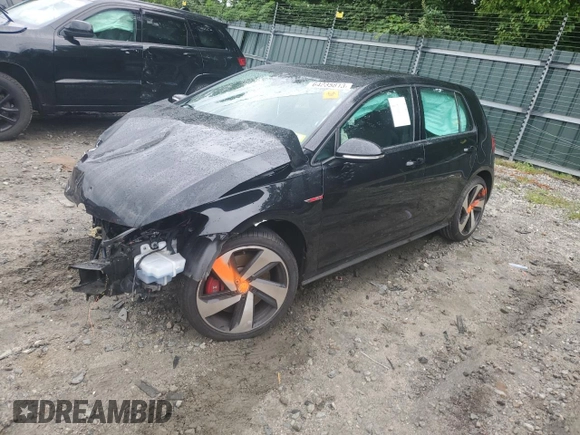 2020 Volkswagen Golf GTI S with VIN 3VW5T7AU1LM010221, listed as a Copart auction lot 64235813 with 0 mi miles. Bid and sale history available at carsss.com. Image 1.