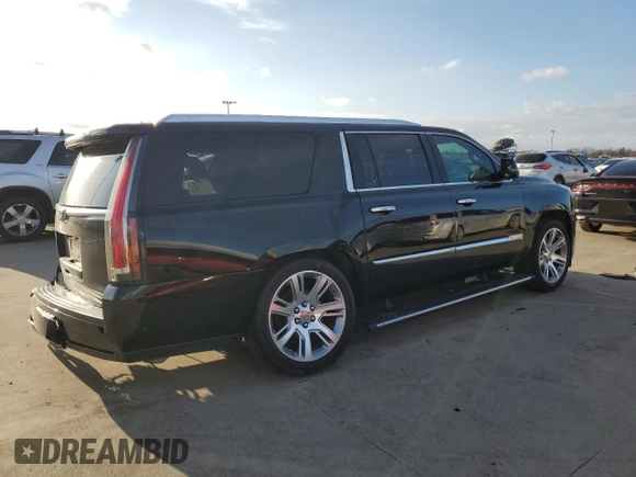 2019 Cadillac Escalade ESV Premium Luxury z VIN 1GYS4JKJXKR262769, wystawiony jako Copart lot #85207754 z przebiegiem 91 985 mil mil oraz Szkoda całkowita • Salvage title. Historia ofert i sprzedaży dostępna na DreamBid. Obrazek 3.