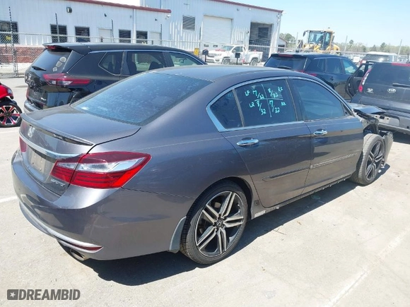 2016 Honda Accord Sedan Sport with VIN 1HGCR2F59GA058518, listed as a IAAI auction lot 41858731 with 173,539 mi miles. Bid and sale history available at carsss.com. Image 4.