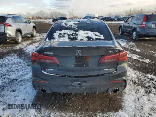 2018 Acura TLX w/Advance Pkg with VIN 19UUB3F83JA802453, listed as a Copart auction lot 82963924 with 146,404 mi miles and Salvage Title. Bid and sale history available at carsss.com. Image 6.
