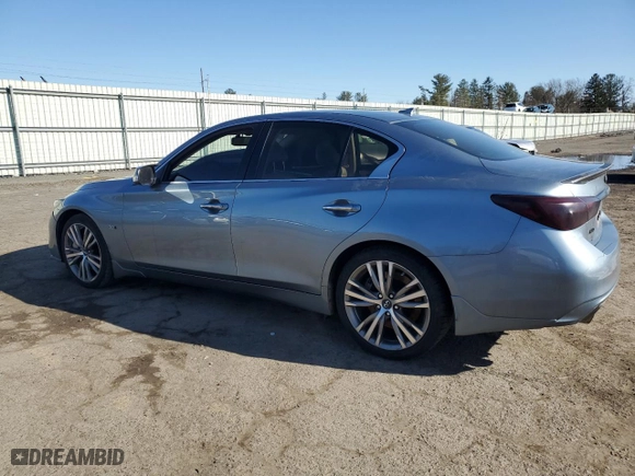 2018 Infiniti Q50 3.0t LUXE with VIN JN1EV7AR5JM610731, listed as a Copart auction lot 48387205 with 112,801 mi miles and Clean Title. Bid and sale history available at carsss.com. Image 2.