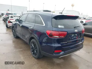 2020 Kia Sorento EX V6 with VIN 5XYPH4A5XLG677628, listed as a IAAI auction lot 41106780 with 62,374 mi miles. Bid and sale history available at carsss.com. Image 3.