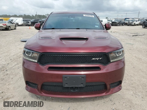2018 Dodge Durango SRT с VIN 1C4SDJGJ7JC213321, выставлен на аукционе Copart как лот 54990105 с пробегом 118 519 миль миль и Списание • Salvage title. История ставок и продаж доступна на DreamBid. Изображение 5.