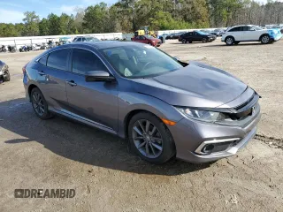 2021 Honda Civic Sedan EX-L with VIN 19XFC1F74ME002424, listed as a Copart auction lot 86898084 with 32,702 mi miles and Salvage Title. Bid and sale history available at carsss.com. Image 4.