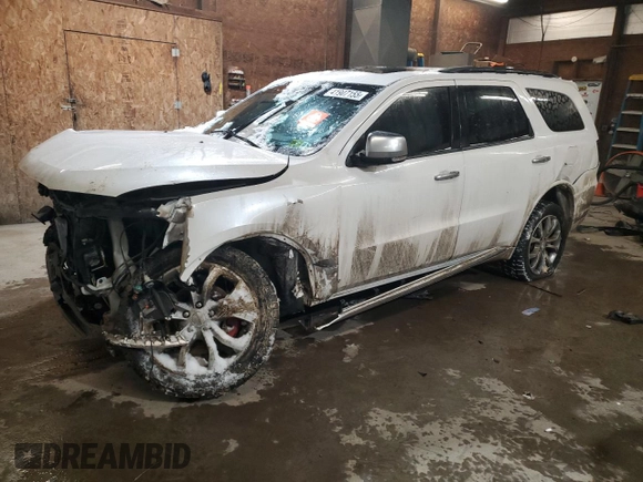 2018 Dodge Durango Citadel Anodized Platinum with VIN 1C4SDJET1JC154500, listed as a Copart auction lot 41907155 with Not provided miles and Salvage title. Bid and sale history available at DreamBid. Image 1.