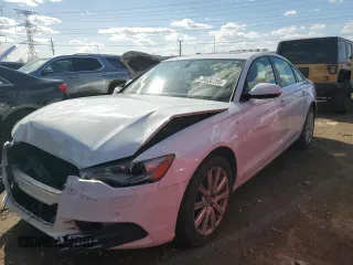 2013 Audi A6 Premium Plus z VIN WAUGGAFC9DN092488, wystawiony jako Copart lot #49832395 z przebiegiem 88 015 mil mil oraz Szkoda całkowita • Salvage title. Historia ofert i sprzedaży dostępna na DreamBid. Obrazek 1.