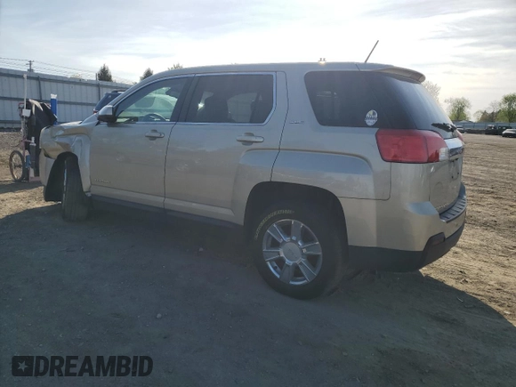 2013 GMC Terrain SLE with VIN 2GKALMEK0D6177355, listed as a Copart auction lot 54098135 with 121,105 mi miles and Salvage title. Bid and sale history available at DreamBid. Image 2.