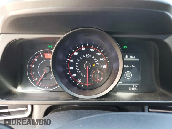 2023 Hyundai Elantra SEL with VIN 5NPLM4AG1PH113473, listed as a Copart auction lot 53543265 with 33,655 mi miles and Salvage title. Bid and sale history available at DreamBid. Image 9.