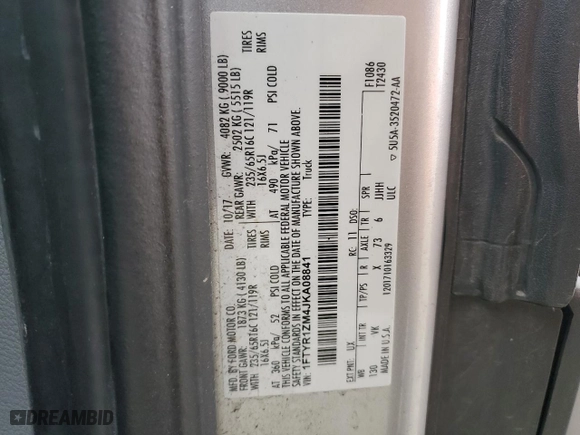 2018 Ford Transit Van with VIN 1FTYR1ZM4JKA08841, listed as a Copart auction lot 49360775 with NaN miles and Clean Title. Bid and sale history available at carsss.com. Image 12.